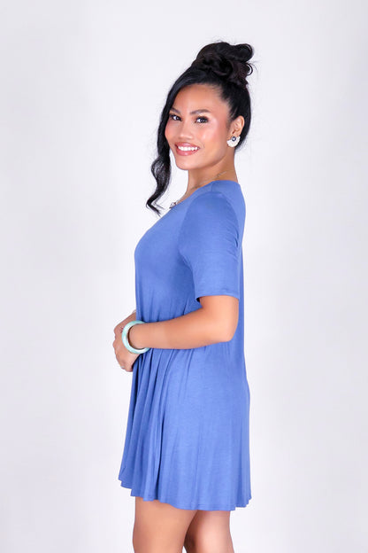 MEADOW SWAY TRAPEZE DRESS