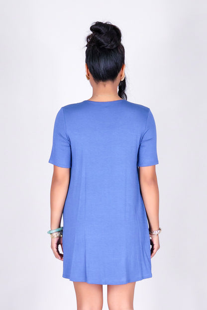 MEADOW SWAY TRAPEZE DRESS