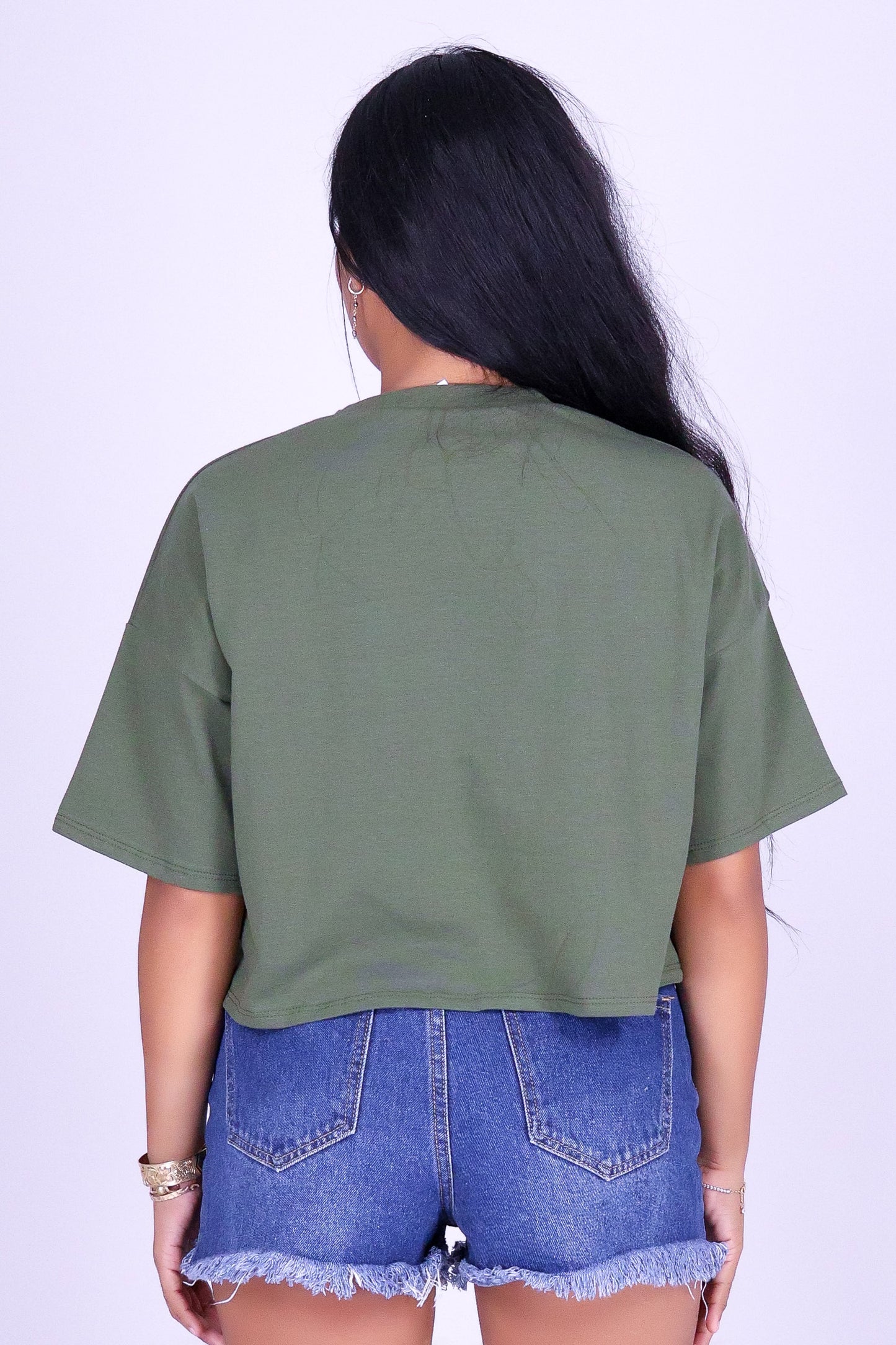 HAWAII CAMO CROP TEE