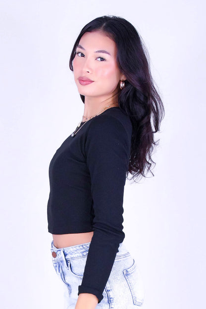 EVERYDAY RIB LONG SLEEVE TOP