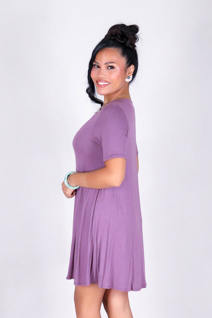MEADOW SWAY TRAPEZE DRESS