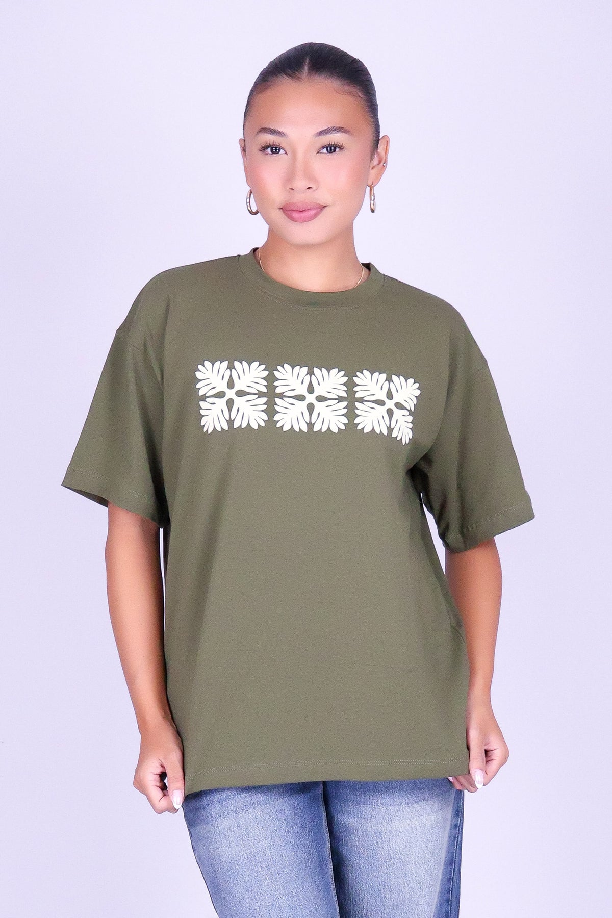 3 LAUAE QUILT OVERSIZED TEE