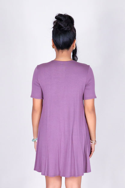 MEADOW SWAY TRAPEZE DRESS
