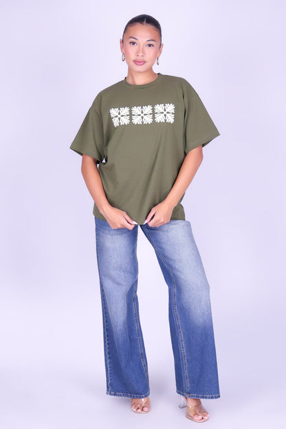 3 LAUAE QUILT OVERSIZED TEE