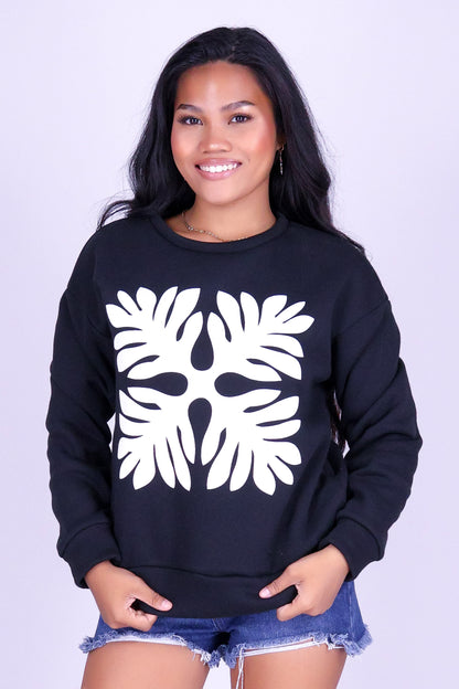 LAUAE QUILT OVERSIZED SWEATER