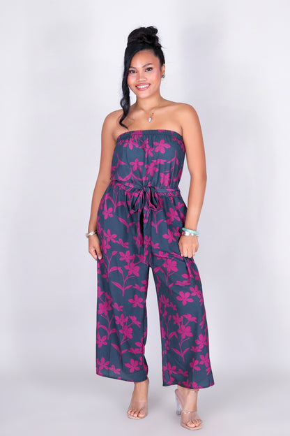 JASMINE GARDENIA TUBE JUMPSUIT