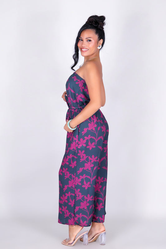 JASMINE GARDENIA TUBE JUMPSUIT