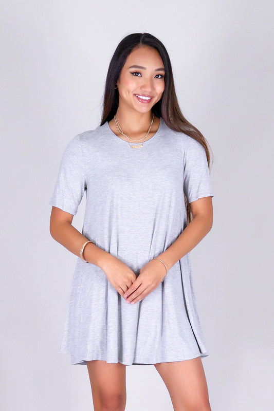 MEADOW SWAY TRAPEZE DRESS