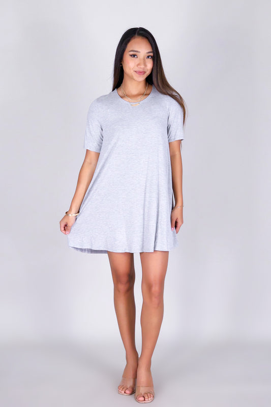 MEADOW SWAY TRAPEZE DRESS