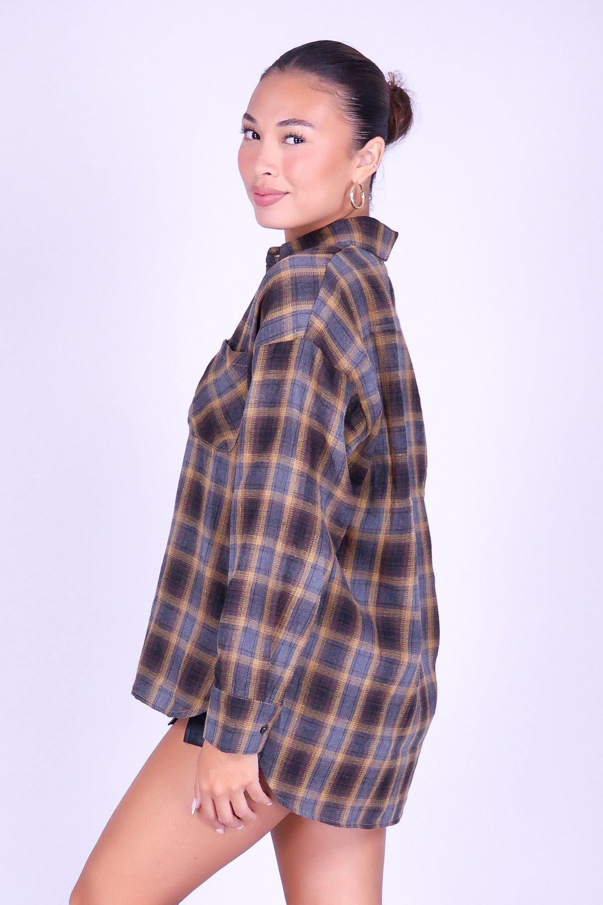 IF YOU REMEMBER PLAID TOP