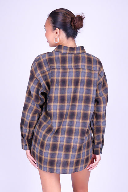IF YOU REMEMBER PLAID TOP