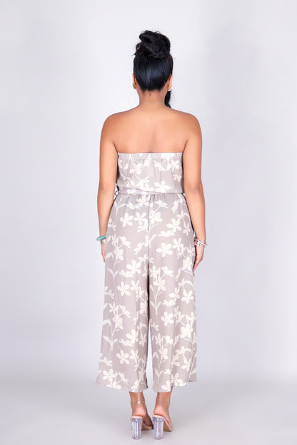 JASMINE GARDENIA TUBE JUMPSUIT