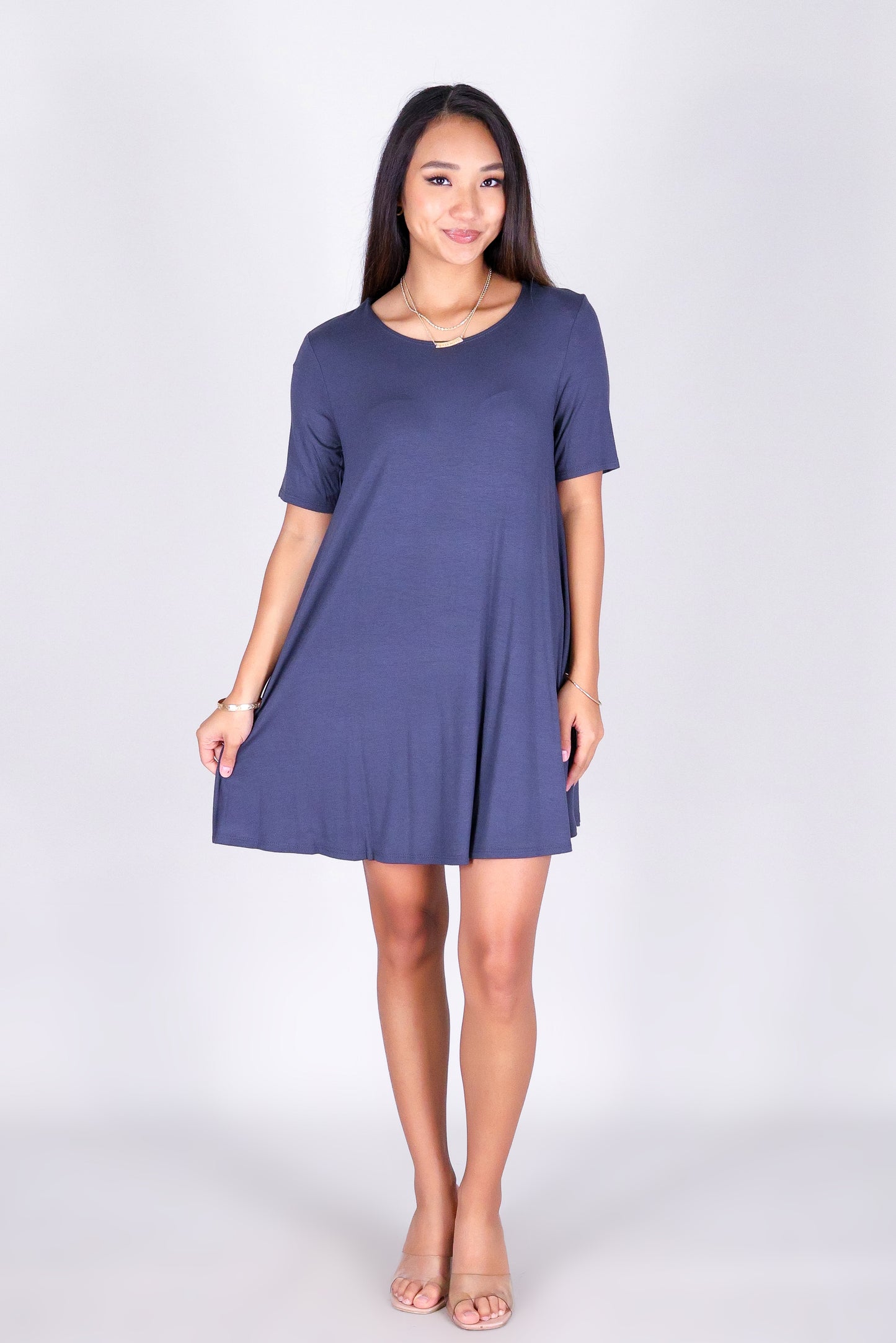 MEADOW SWAY TRAPEZE DRESS