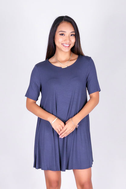 MEADOW SWAY TRAPEZE DRESS