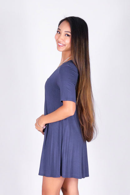 MEADOW SWAY TRAPEZE DRESS