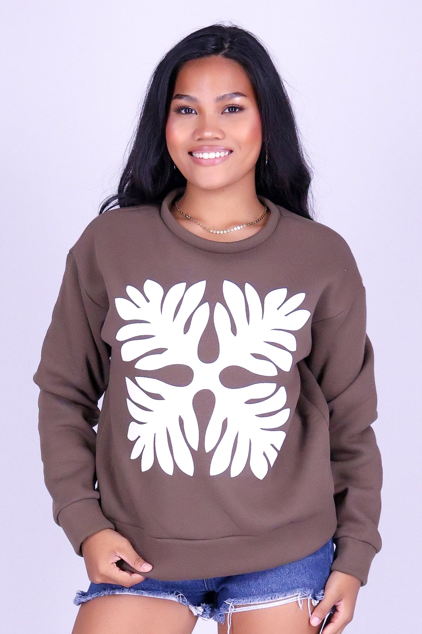 LAUAE QUILT OVERSIZED SWEATER