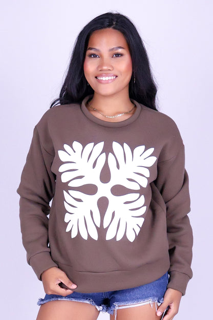 LAUAE QUILT OVERSIZED SWEATER