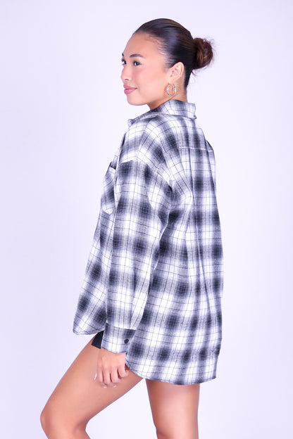 IF YOU REMEMBER PLAID TOP