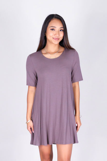 MEADOW SWAY TRAPEZE DRESS