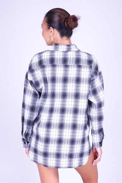 IF YOU REMEMBER PLAID TOP