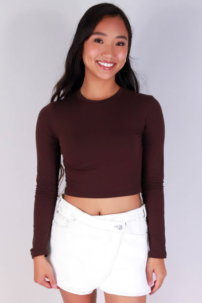 Jeans Warehouse Hawaii - L/S SOLID BASIC - BE THE DIFFERENCE TOP | By ROSIO