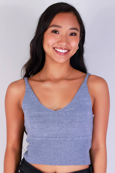 Jeans Warehouse Hawaii - SOLID TANKS/ TUBES - FEELING ALRIGHT KNIT TOP | By DEBUT