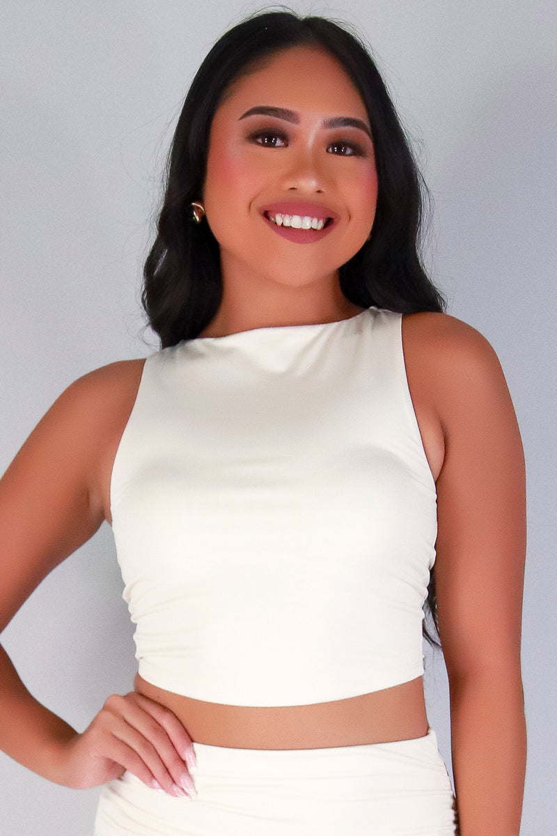 Jeans Warehouse Hawaii - MATCHING SEPARATES - INTO YOU TOP | By CRESCITA APPAREL/SHINE I