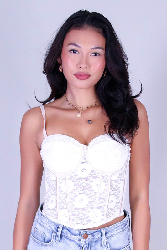 TRUE ROMANCE LACE CORSET