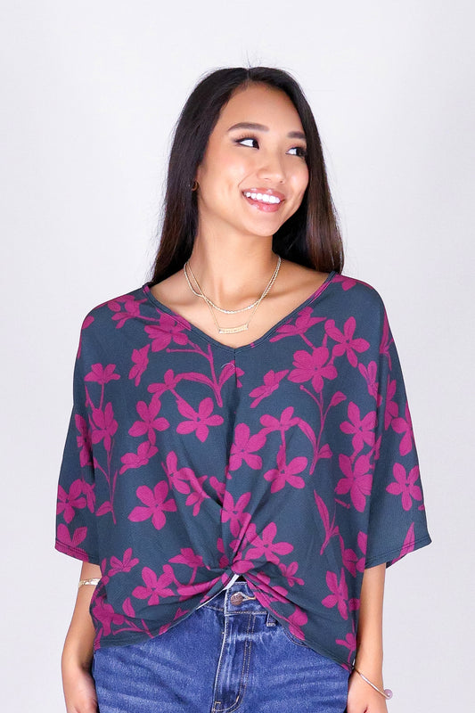 JASMINE GARDENIA TWIST BOTTOM TOP