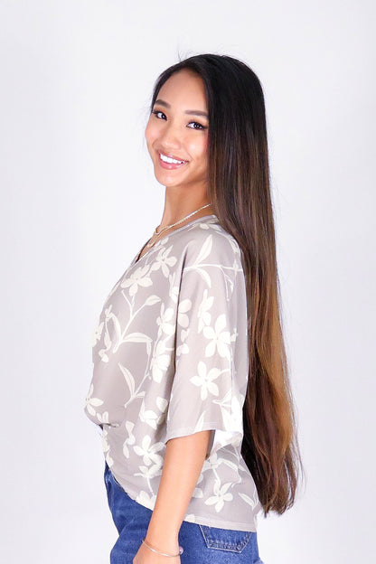 JASMINE GARDENIA TWIST BOTTOM TOP