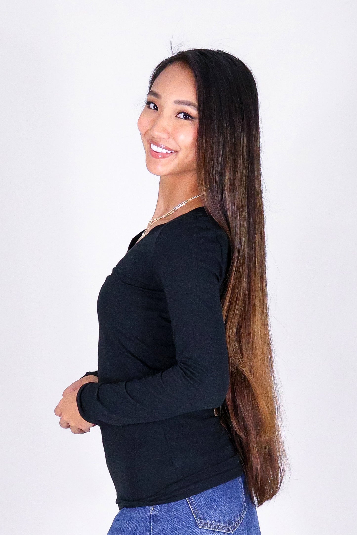 VERY RELAXED LONG SLEEVE TOP