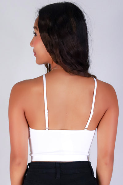 Jeans Warehouse Hawaii - TANK/TUBE SOLID BASIC - ANGEL CROP TOP | By SHINE IMPORTS /BOZZOLO