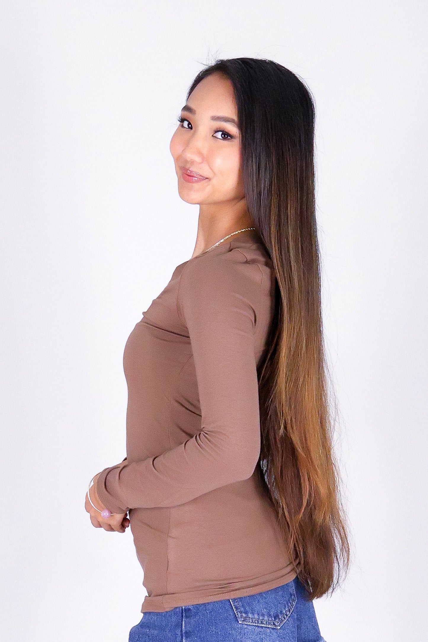 VERY RELAXED LONG SLEEVE TOP