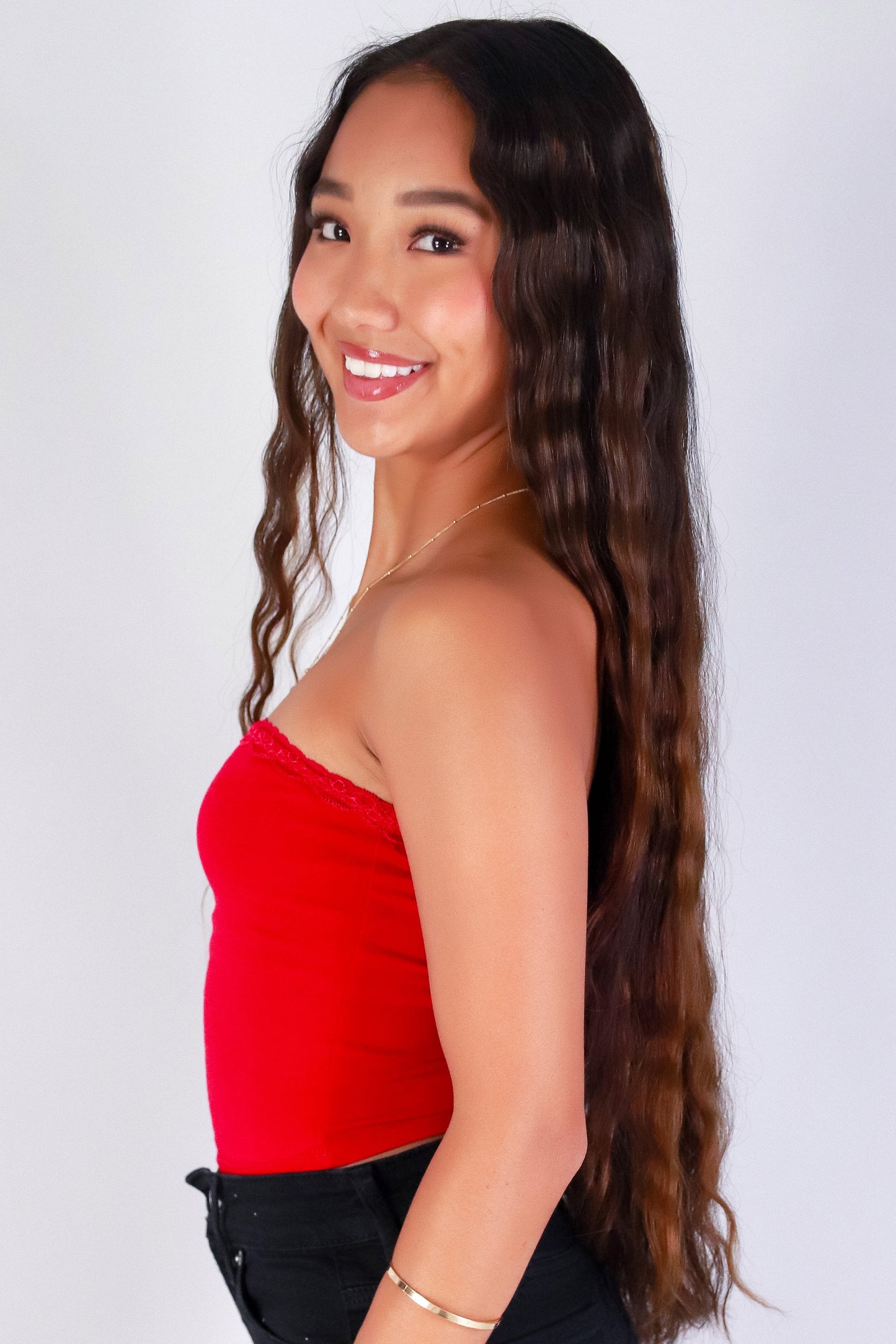 Jeans Warehouse Hawaii - SL CASUAL SOLID - SO OBSESSED CROP TUBE TOP | By CRESCITA APPAREL/SHINE I