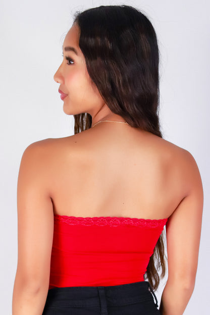 Jeans Warehouse Hawaii - SL CASUAL SOLID - SO OBSESSED CROP TUBE TOP | By CRESCITA APPAREL/SHINE I