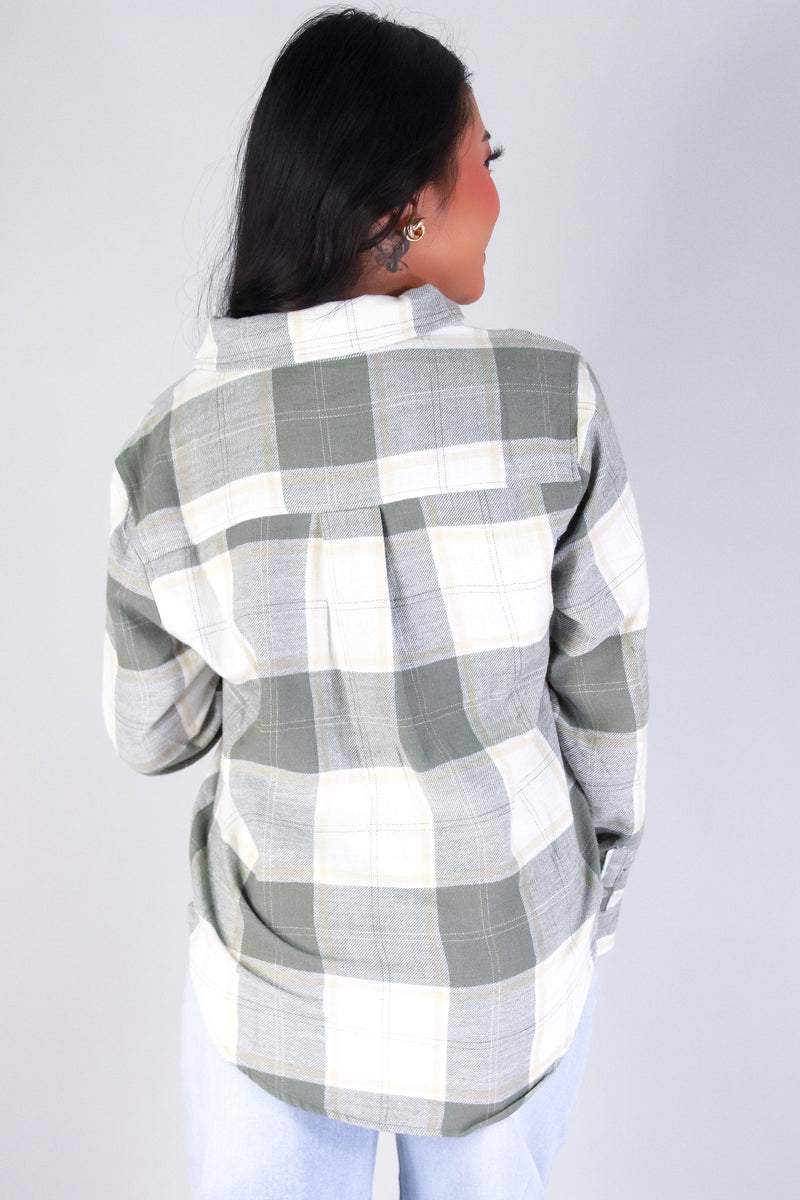 Jeans Warehouse Hawaii - L/S PRINT WOVEN CASUAL TOPS - CHECK YO&