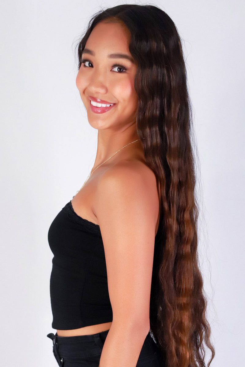 Jeans Warehouse Hawaii - SL CASUAL SOLID - SO OBSESSED CROP TUBE TOP | By CRESCITA APPAREL/SHINE I