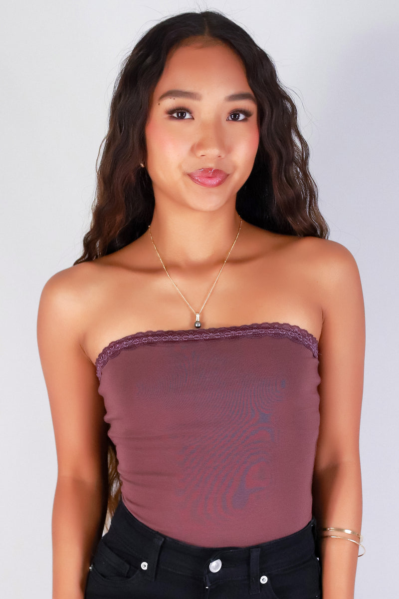 Jeans Warehouse Hawaii - SL CASUAL SOLID - SO OBSESSED CROP TUBE TOP | By CRESCITA APPAREL/SHINE I