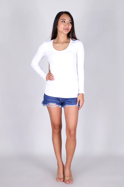 HOLD THAT THOUGHT LONG SLEEVE TOP