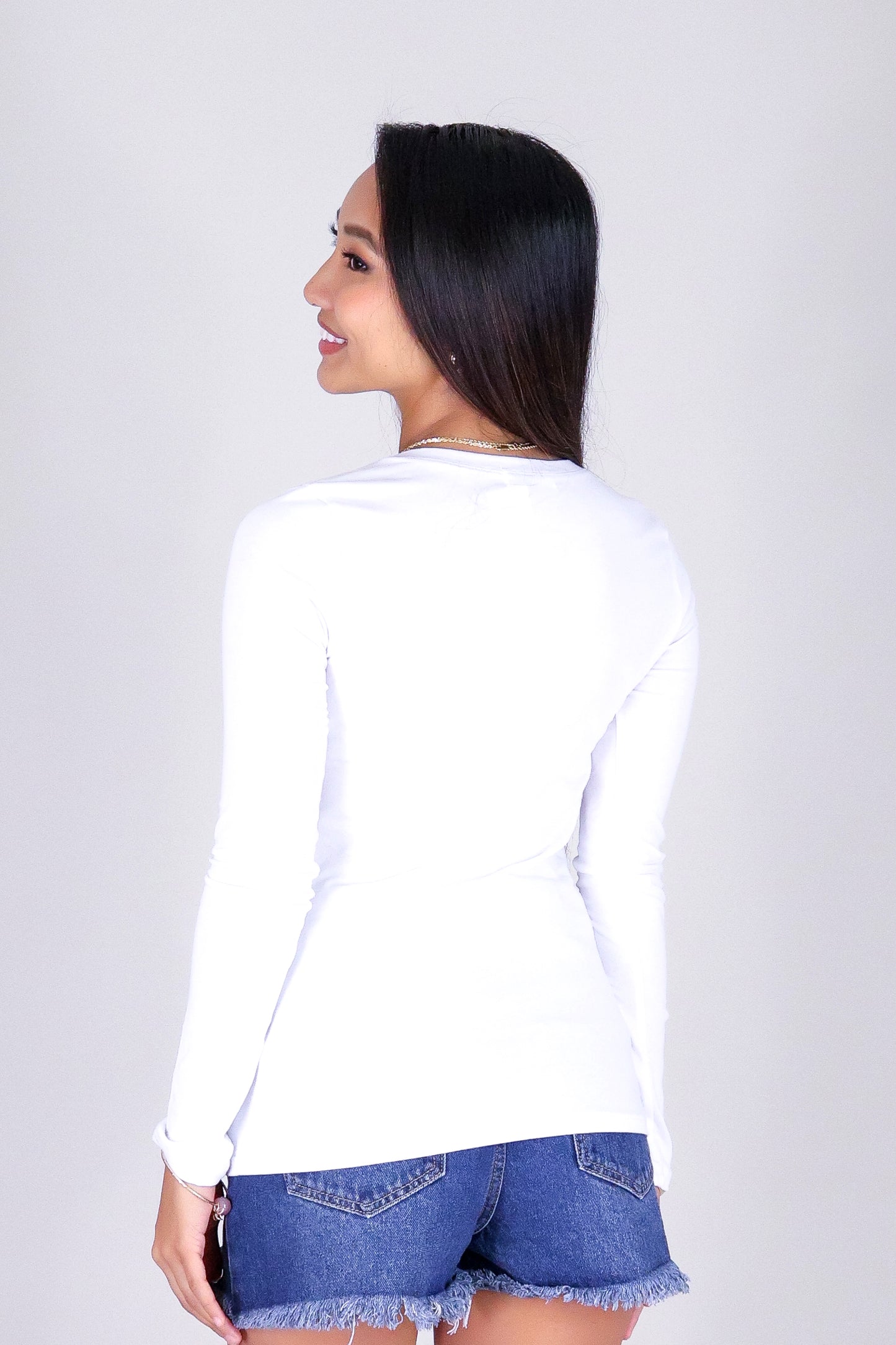 HOLD THAT THOUGHT LONG SLEEVE TOP