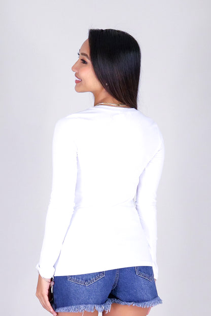 HOLD THAT THOUGHT LONG SLEEVE TOP