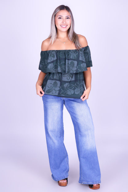 PUA STAMP OFF SHOULDER TOP