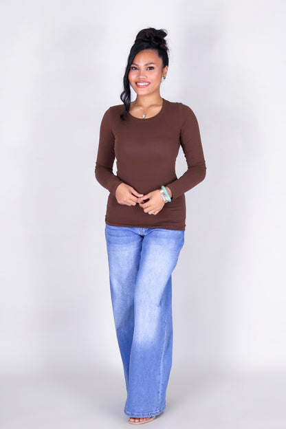 JUST A CUTIE LONG SLEEVE TOP