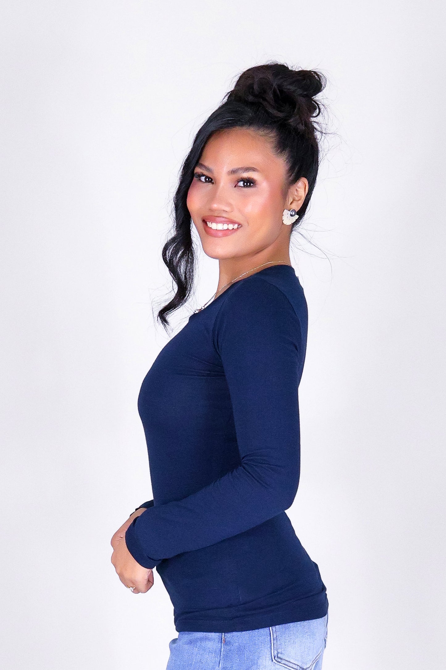 JUST A CUTIE LONG SLEEVE TOP