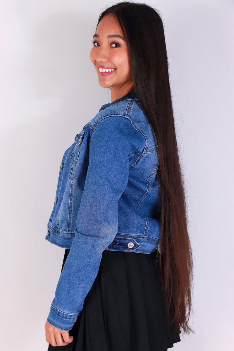 Jeans Warehouse Hawaii - DENIM JACKETS - STRAIGHT MOOD DENIM JACKET | By WAX JEAN