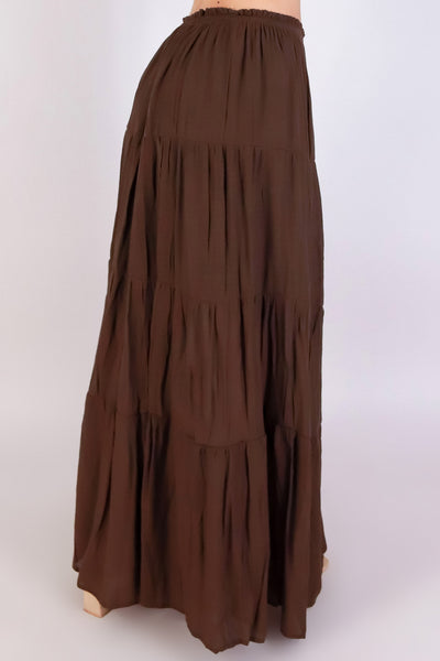 Jeans Warehouse Hawaii - MATCHING SEPARATES - CAREFREE CRUSH TIERED MAXI SKIRT | By HYFVE