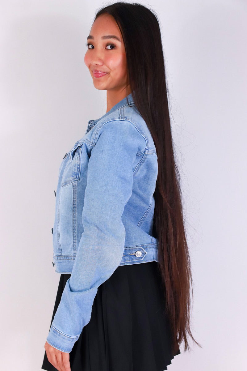 Jeans Warehouse Hawaii - DENIM JACKETS - STRAIGHT MOOD DENIM JACKET | By WAX JEAN