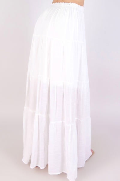 Jeans Warehouse Hawaii - MATCHING SEPARATES - CAREFREE CRUSH TIERED MAXI SKIRT | By HYFVE
