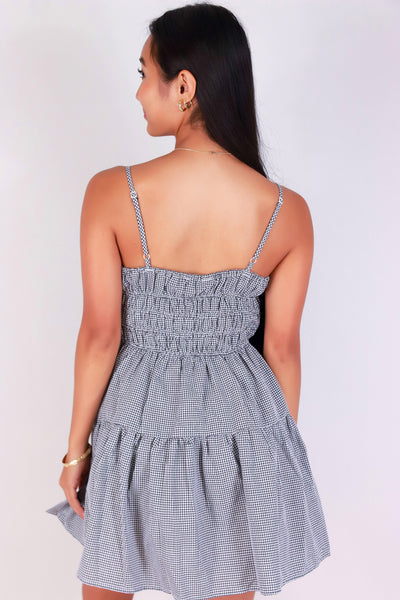 Jeans Warehouse Hawaii - S/L SHORT PRINT DRESSES - SUNDAY CHECK-IN DRESS | By FASHION CARGO