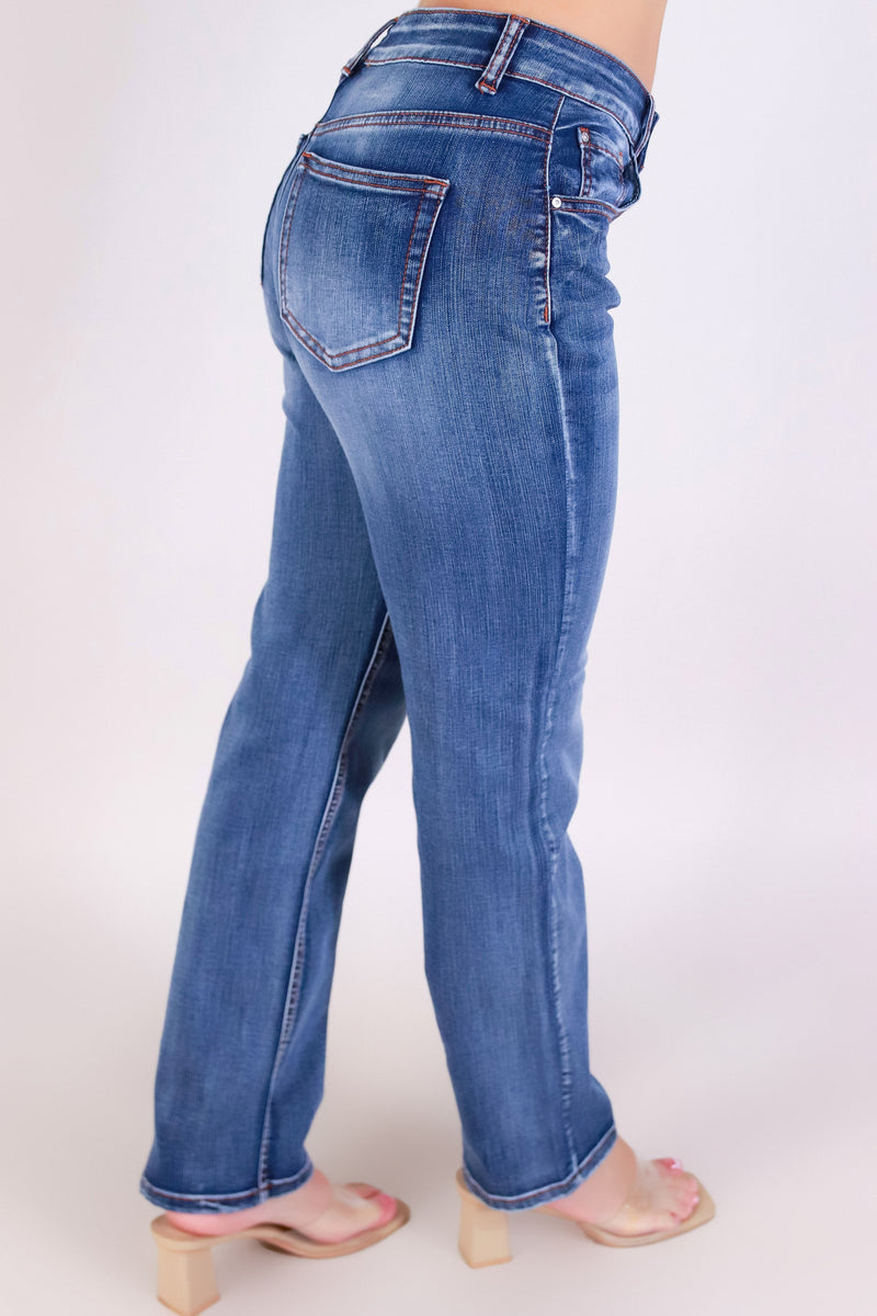 Jeans Warehouse Hawaii - JEANS - STRAIGHT UP BABE JEANS | By WAX JEAN